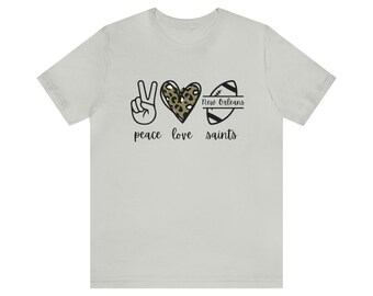 T-shirt a maniche corte in jersey unisex Peace Love Saints