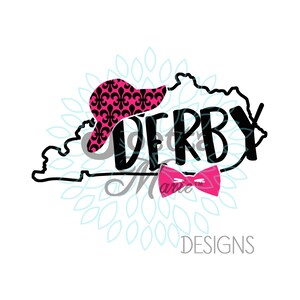 Derby, Kentucky, KY, Horse | PNG Design Digital Download, Sublimation, DTF