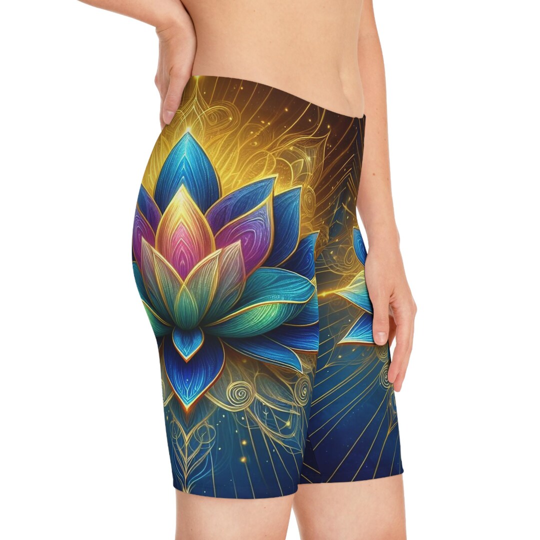 Floralis No. 26 Women's Yoga Shorts