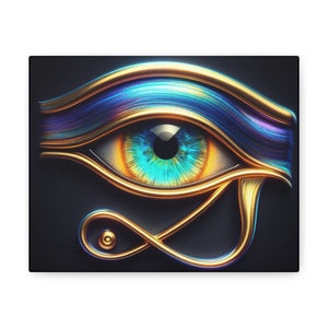 Toile Oeil d'Horus : décoration d'intérieur art égyptien