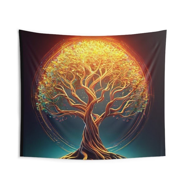 Surreal Tree of Life Indoor Wall Tapestries