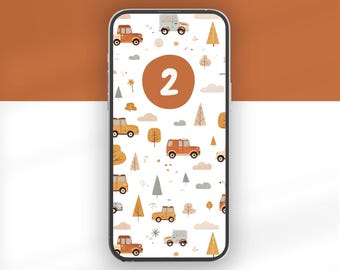 Digital invitation for a car-themed birthday party | Animated video invitation | Car-themed invitation | Digital template | Invitation for boys and girls