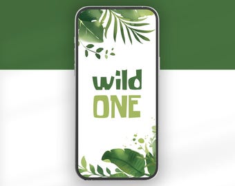 Jungle-themed children's birthday party invitation | Digital invitation Wild One | Jungle-themed children's birthday party | Animated video invitation for a 1st birthday
