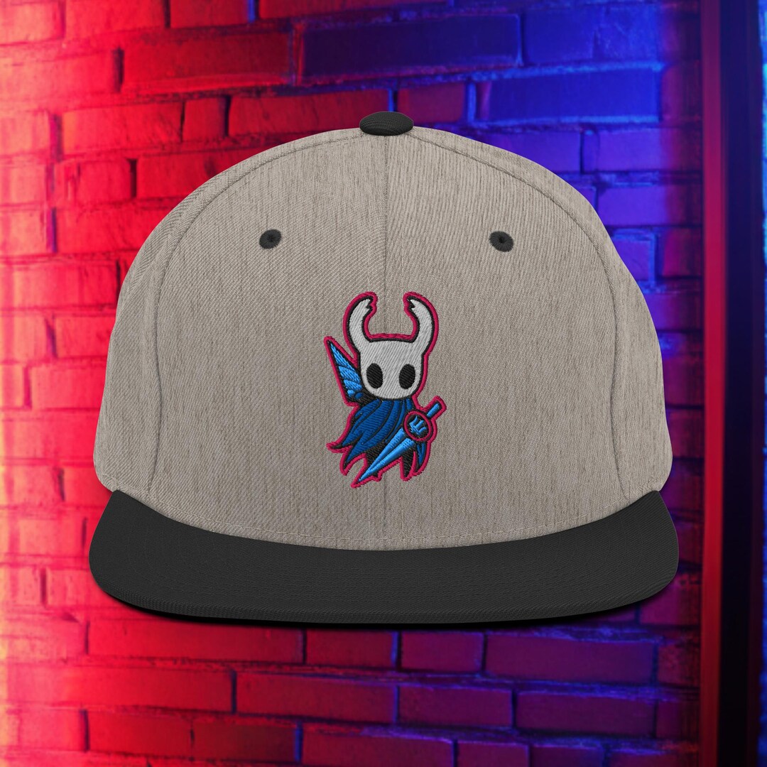 Hollow Knight Snapback Cap | Urban Streetwear Hat | Embroidered Gamer ...