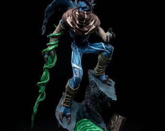 Statue de Raziel Legacy of Kain - Résine 8K, peinte à la main, objet de collection Soul Reaver