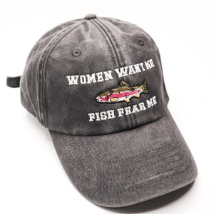 Women want me fish fear me hat, cap