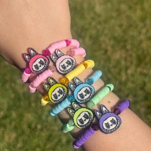 Labubu bracelets, Labubu doll inspired, Labubu, Kids bracelets, Goodie bag stuffers, Labubus, Gifts, Bracelets, Labubu, MORE COLORS!!!