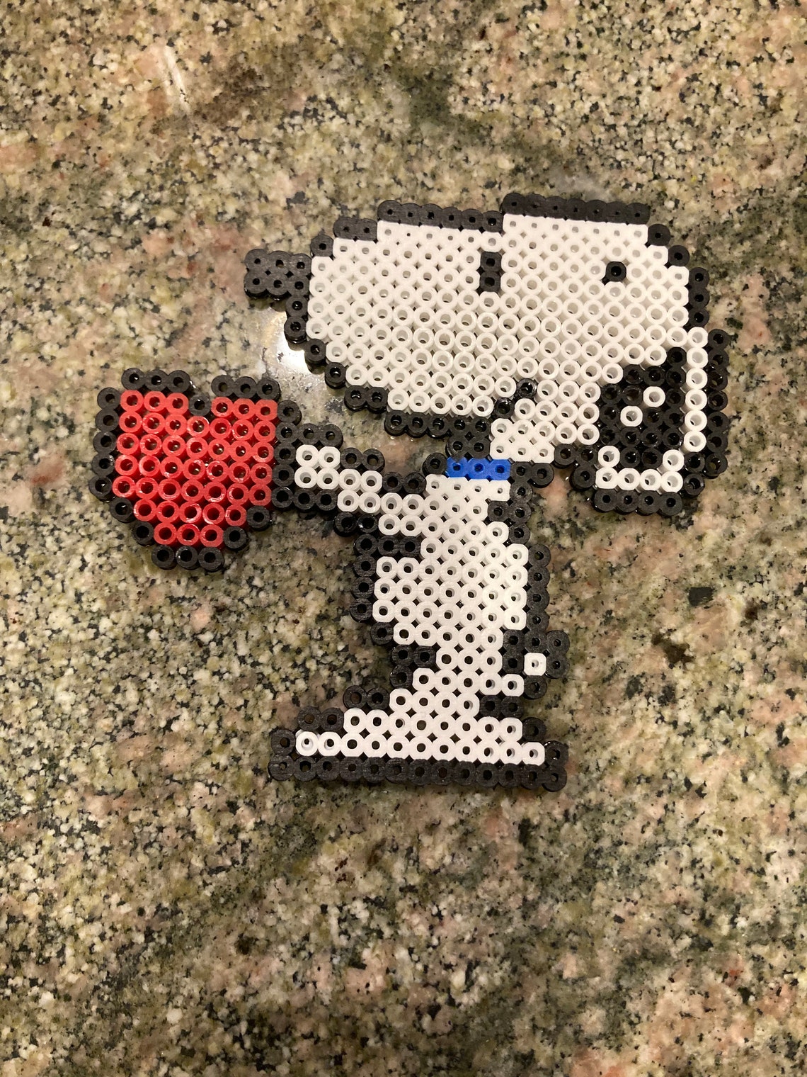 Snoopy Perler Bead Magnet Etsy