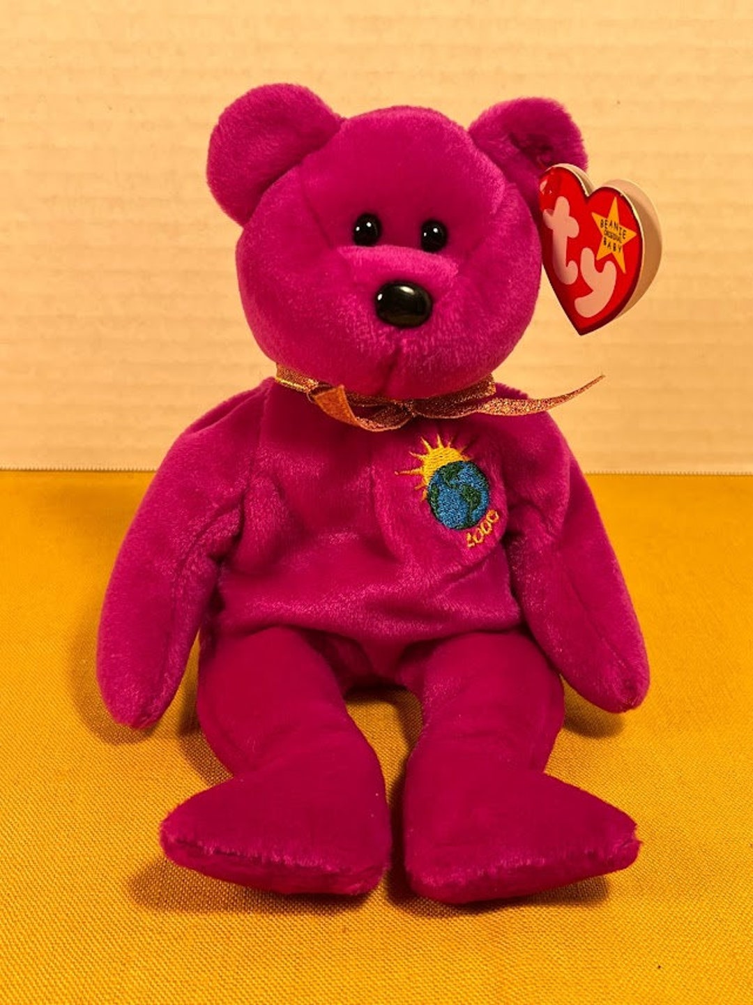 Ty Beanie Baby millenium Bear 141 Etsy