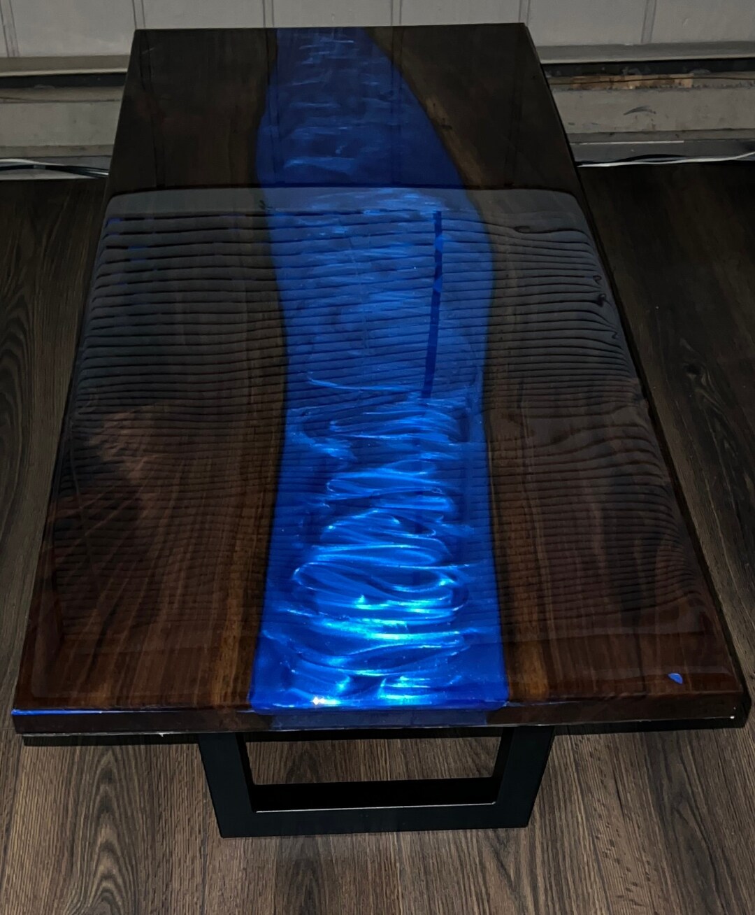 Custom Black Walnut Epoxy River Table Etsy