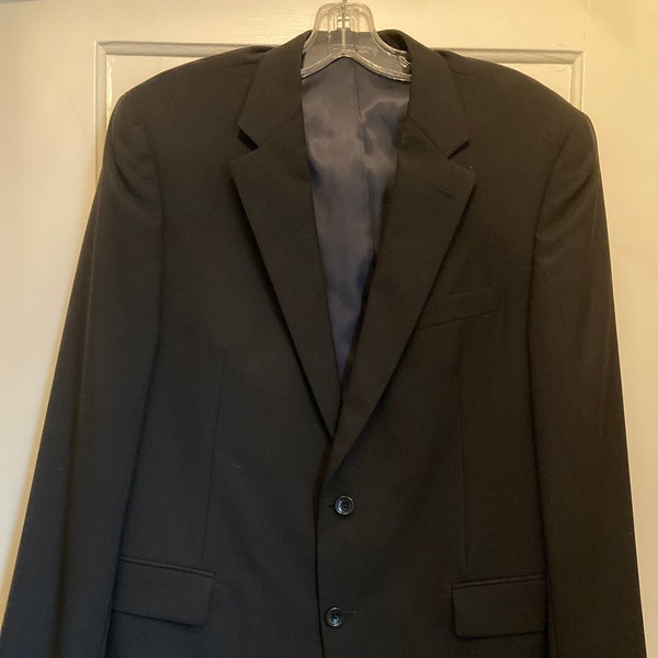 Men's Black Suit Jacket 42R