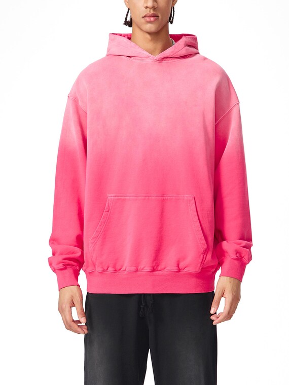 Heavyweight Sunfade Cotton Hoodie - Oversized Baggy Fit