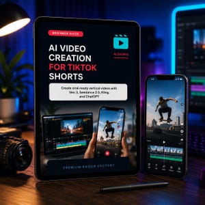 AI Video Creation Guide for TikTok Shorts, Veo 3 Seedance Kling Workflow PDF