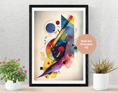 Abstract painting, Abstract Wall art, Printable art, Colorful art, Abstract print, Modern painting, Abstract art, Above Couch Decor