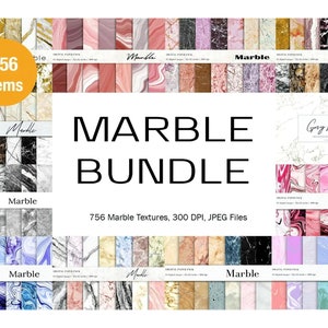 Marble Textures Bundle | Marble Backgrounds | Marble Seamless Digital Papers | 756 marble textures | Printable Digital Paper