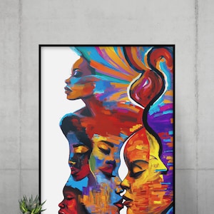 Global Love - Multicultural Inclusivity LGBTQ Art Print | Cultural Art | Inclusivity | Love | Relationships | Wall Art