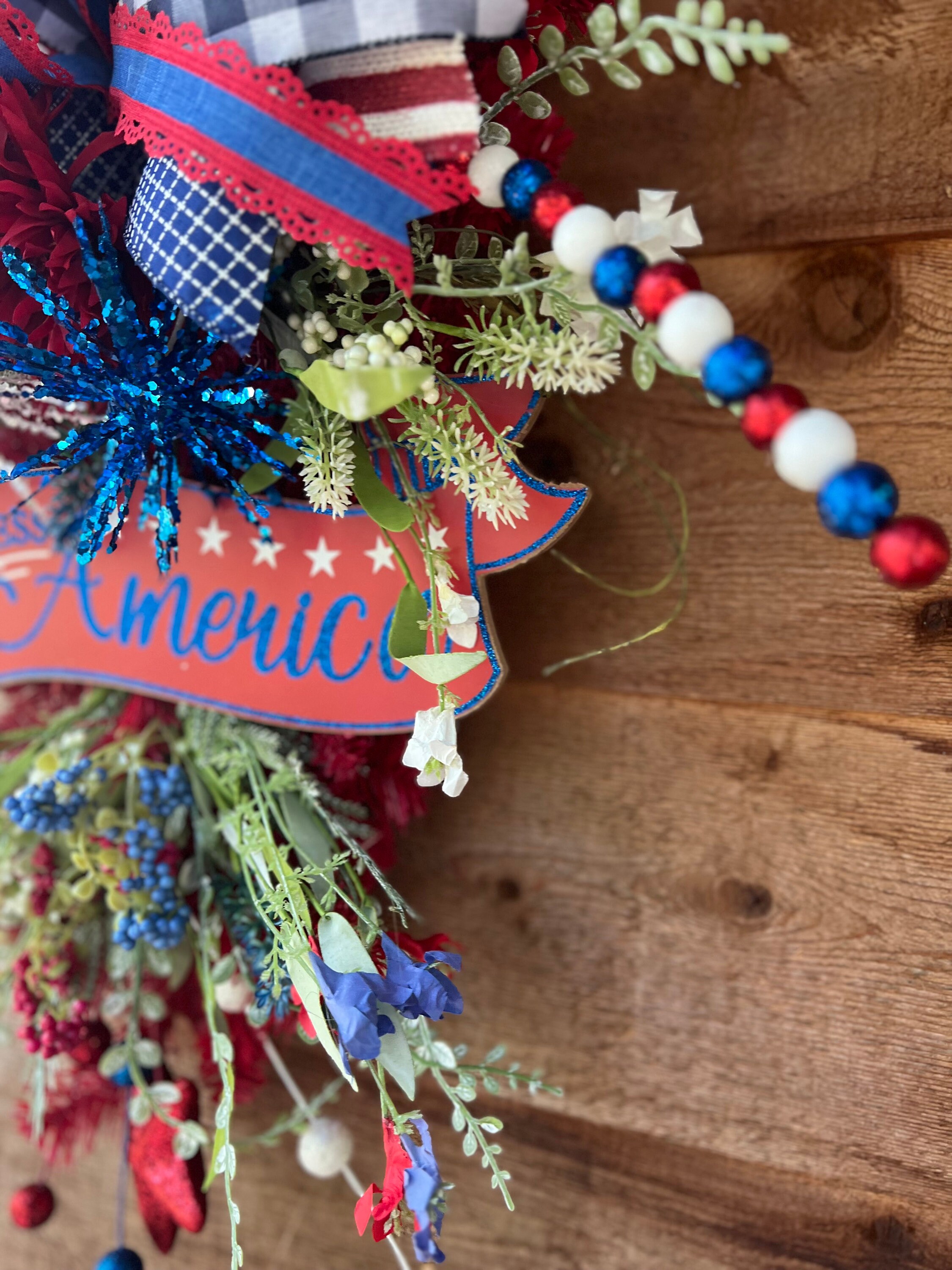 diy fourth of july swags
