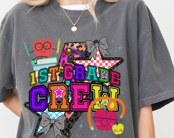 Teacher Team Crew Shirt Teacher Grade Level Team Shirts Matching Teacher Group Crew Team Appreciation Shirt Gift for Teacher, Back to School
