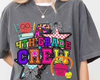 Teacher Team Crew Shirt Teacher Grade Level Team Shirts Matching Teacher Group Crew Team Appreciation Shirt Gift for Teacher, Back to School