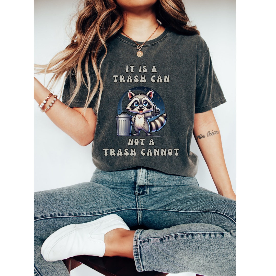 Camping Raccoon Camp Life Shirt, Raccoon Trash Can T Shirt Raccoon Gift ...