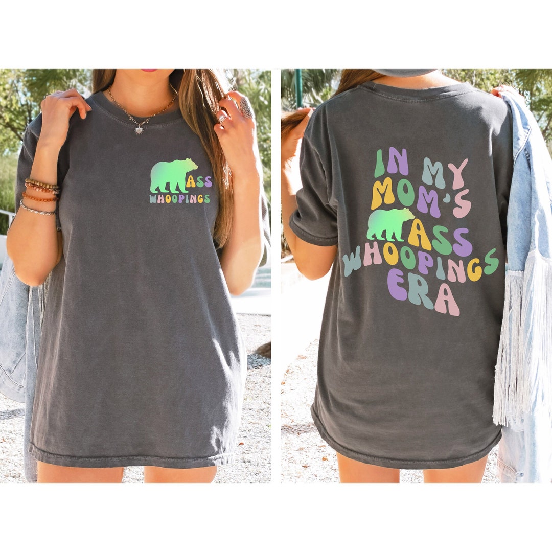 Mama Bear Ass Whooping Shirt, Funny Mom Gift, Motherhood Shirt, Retro ...