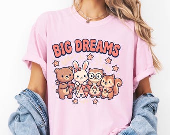 Big Dreams Teacher Shirt, Inspirational Teacher Tee, Elementary Teacher Shirt, Back To School Teacher Gift, Classroom Motivation Shirt