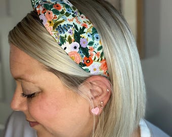 Rifle Paper Company Ivory Garden Party strikhoofdbanden, comfortabele hoofdbanden voor dames en meisjes (5+)