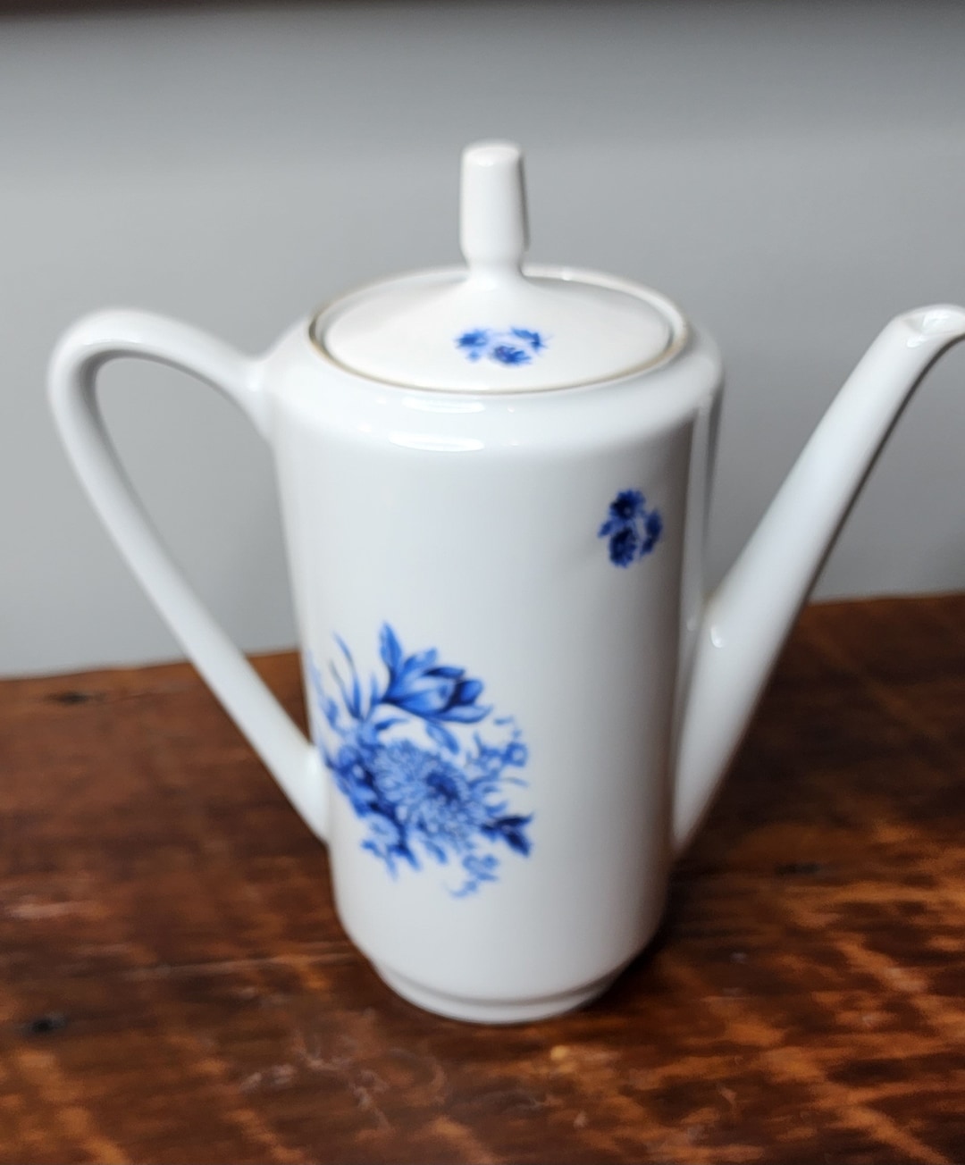 Vintage Blue Flower Teapot, Kahla Germany Etsy