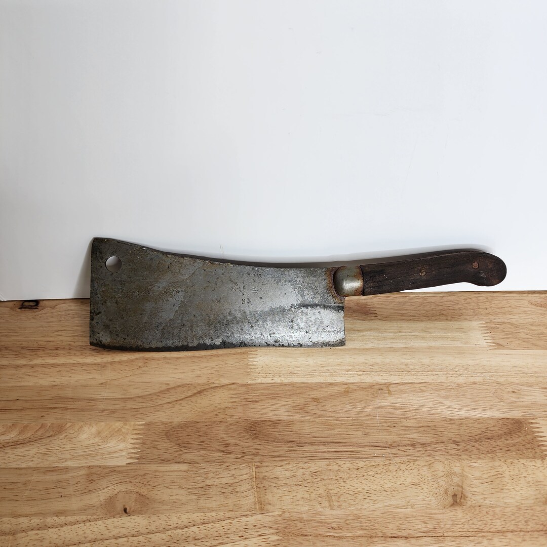 Vintage Foster Bros Meat Cleaver No 9 Etsy