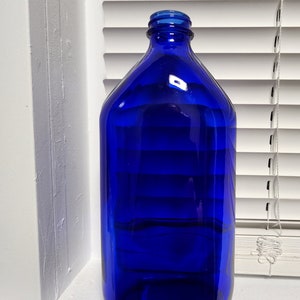 Cobalt Blue Phillips Apothecary Bottle