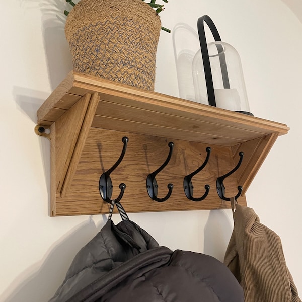 Coat Hooks With Shelf Etsy UK