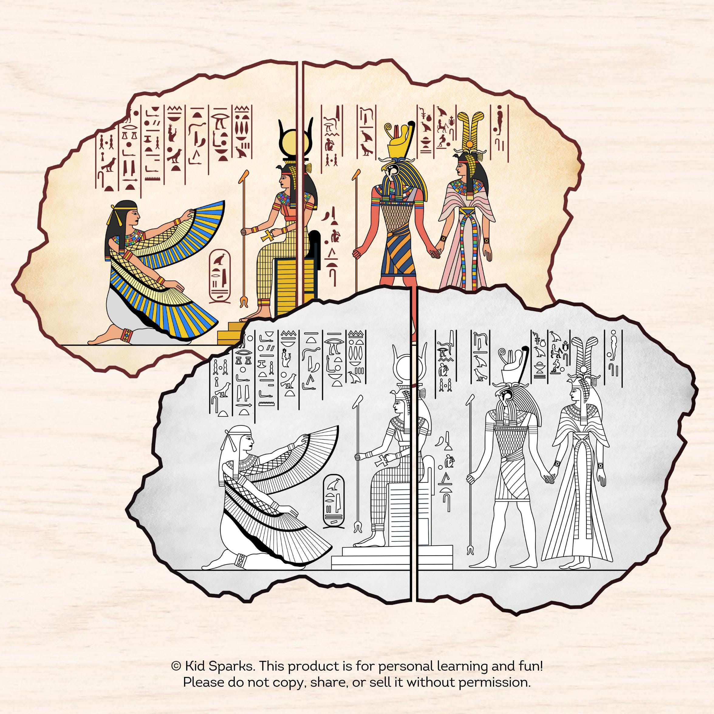 Printable Ancient Egypt Foldable Timeline, Educate Kids About Ancient ...