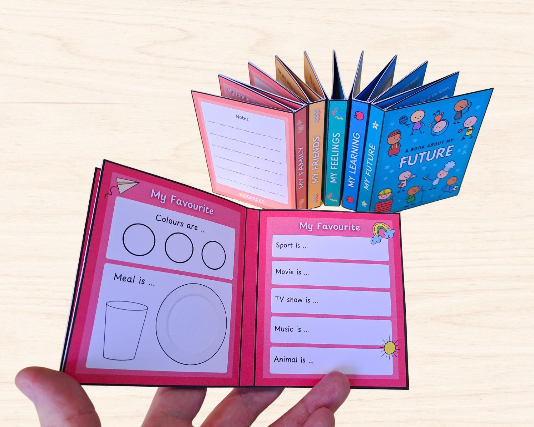 Printable All About Me Mini Books for Kids, Back to School Craft ...