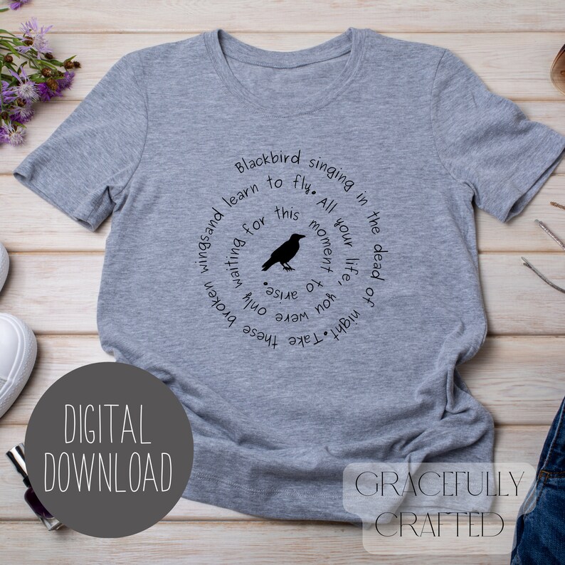 Beatles Lyrics. Blackbird Singing in the Dead of Night. PNG. SVG ...
