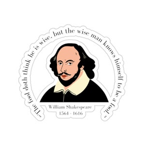 William Shakespeare Sticker