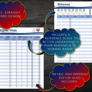 Spanish Medical Planner Printable Spanish Health Planner PDF Insurance ...