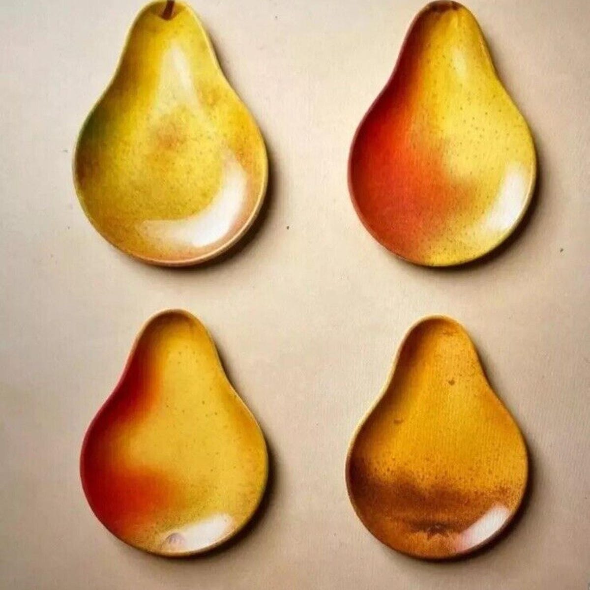 JOHN DERIAN X TARGET 4pk Melamine Pear Shaped Dessert Plates 9x7 - Etsy