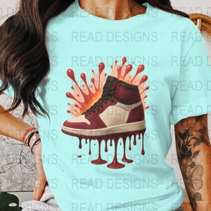 Drip Kicks Digital Download, Dripping Sneaker Art, Modern Shoe PNG, Creative Wall Art, Unique Sneakerhead Gift, Trending Fashion Image