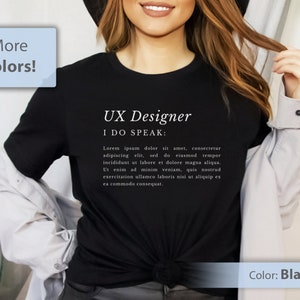 UX Designer Tshirt | Lorem Ipsum Profession Shirt, Designer, User Experience, User Interface | Unisex Softstyle T-Shirt