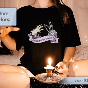 Pastel Goth Tshirt, Cute Creepy Tshirt, Harajuku Clothes, Creepy Skeleton Tee, Skeleton Hand TShirt, Halloween T-Shirt, Cute Goth Shirt