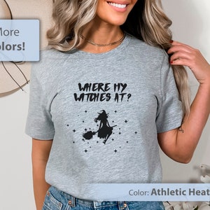 Witch Halloween Tshirt | Funny Halloween Shirt, Witch TShirt, Cute Halloween Shirt, Spooky Shirt, Gifts for Women | Unisex Softstyle T-Shirt