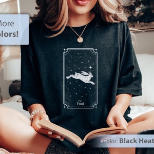 Tarot Card Shirt, The Fool Card Shirt, Witch Shirt, Wiccan Shirt, Pagan Shirt, Mystical Witch Tee, Gifts for Witches, Gift for Tarot Readers