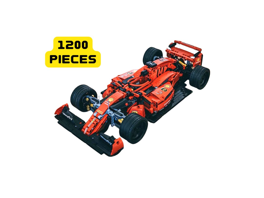 Race Ferrari SF90 F1 Racing Car Model Set Building Blocks Etsy