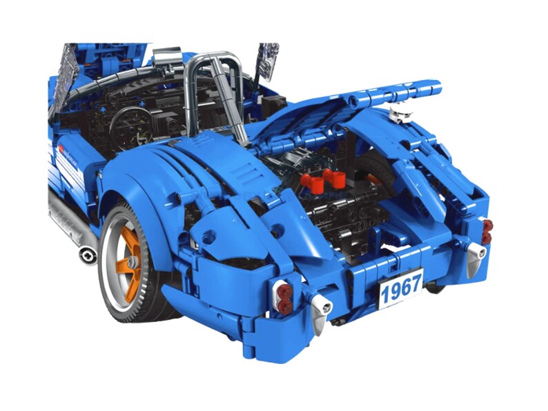 1967 Shelby Cobra 427 Model Building Blocks Bricks Set Kit Etsy