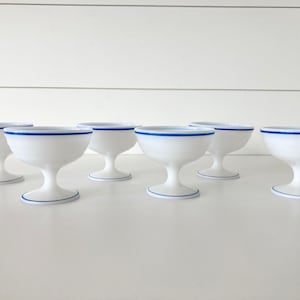 Vintage Hazel Atlas Moderntone Platonite Dessert Cup Set of 6