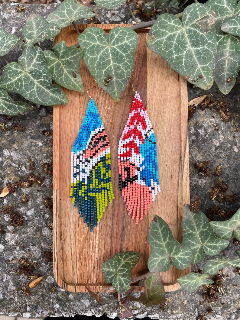 Handmade Natural Leaf Earrings 1 main image 1