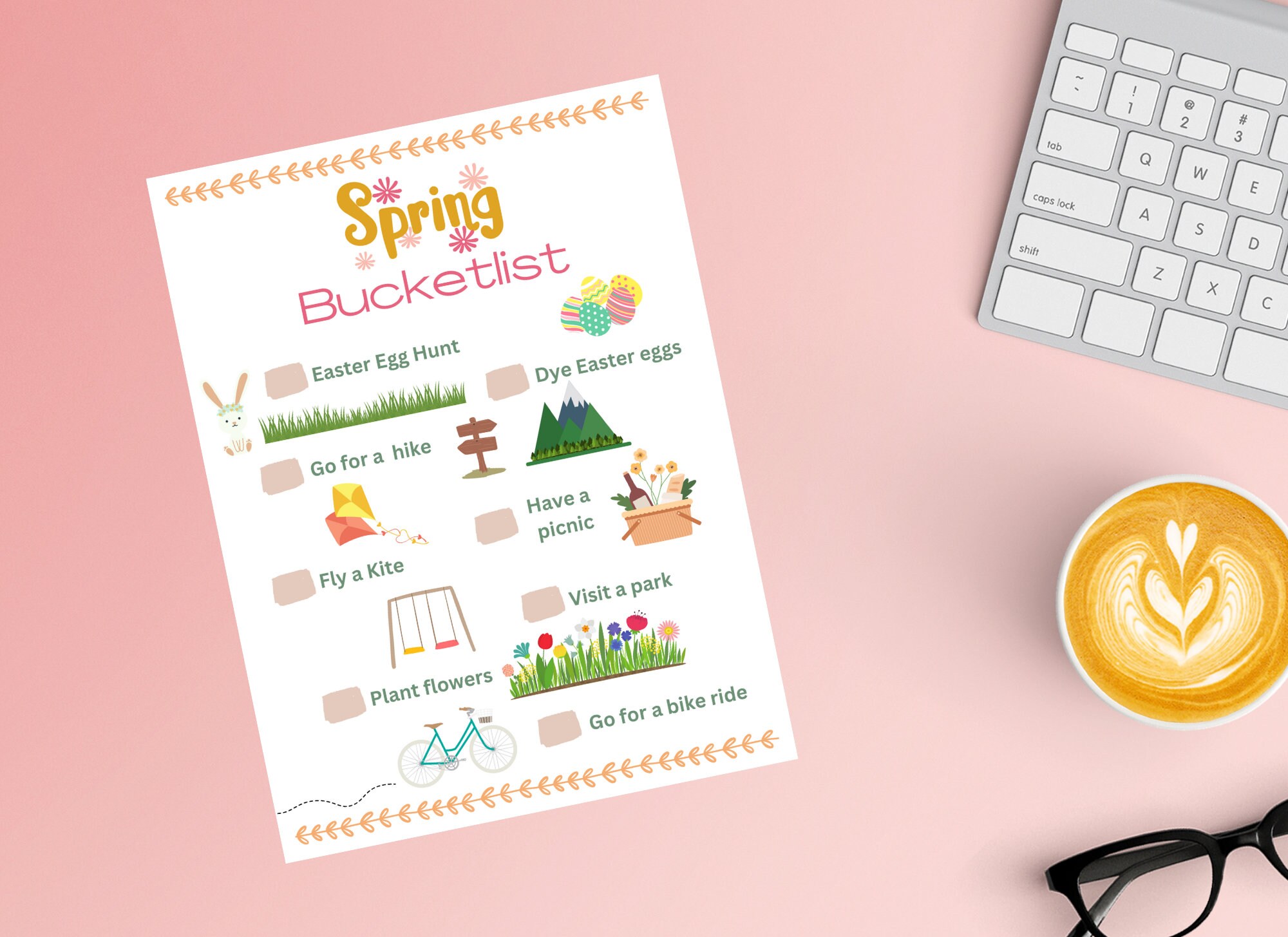 Spring Bucketlist - Etsy