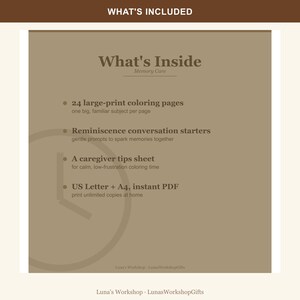 Large Print Coloring Facility License, Reminiscence Activity for Care Homes image 3