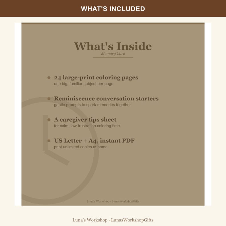 Large Print Coloring Facility License, Reminiscence Activity for Care Homes image 3