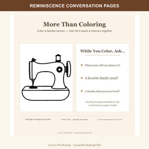 Large Print Coloring Facility License, Reminiscence Activity for Care Homes image 6